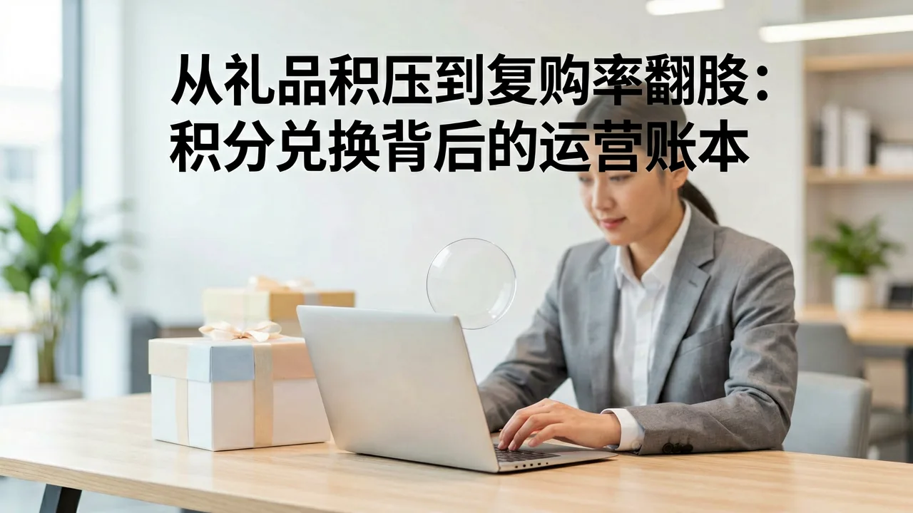 从礼品积压到复购率翻倍:积分兑换背后的运营账本